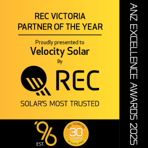velocity solar, rec partner of the year