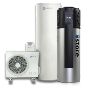 istore and reclaim heat pumps
