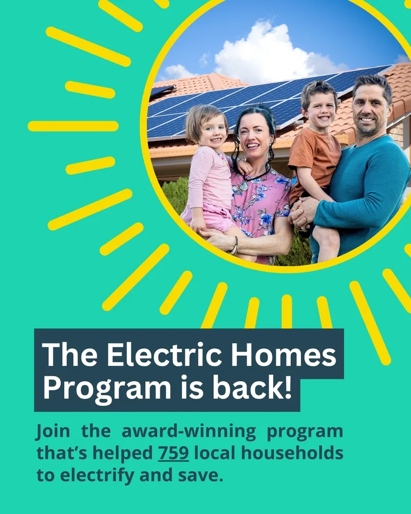 Electric Homes Program is back 2026 The Electric Homes Program is back: Geelong Sustainability's award-winning program for local households