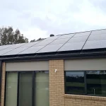 Off-grid rooftop solar on a new home installed by Velocity Solar, Inverleigh