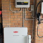 Fronius inverter, Reserva battery and EV charger installed by Velocity Solar, Leopold