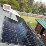 New rooftop solar panels installed by Velocity Solar on a home in Werribee